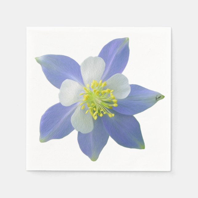 Columbine 2 paper napkins (Front)
