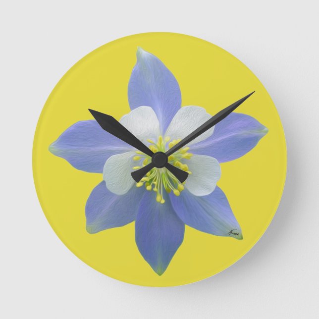 Columbine 2 round clock (Front)