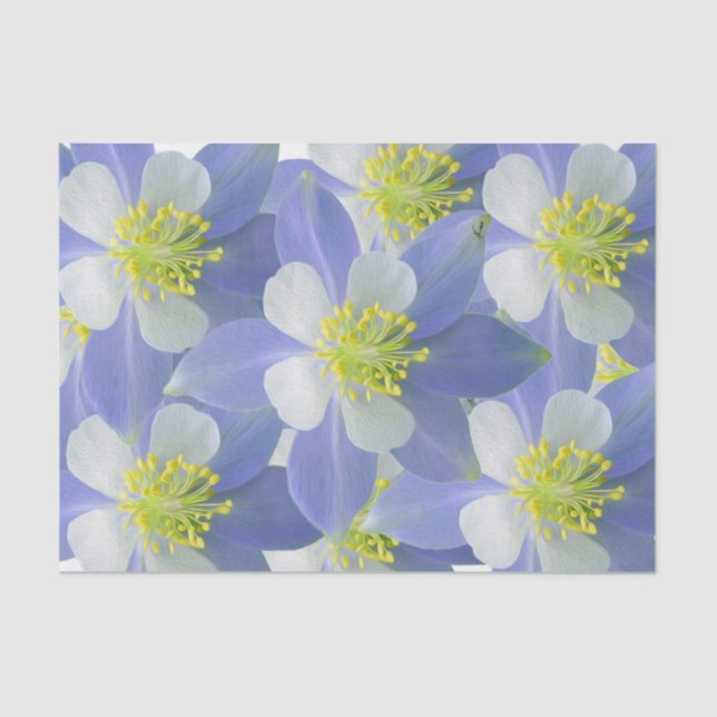 Columbine 2 tissue paper (Front)