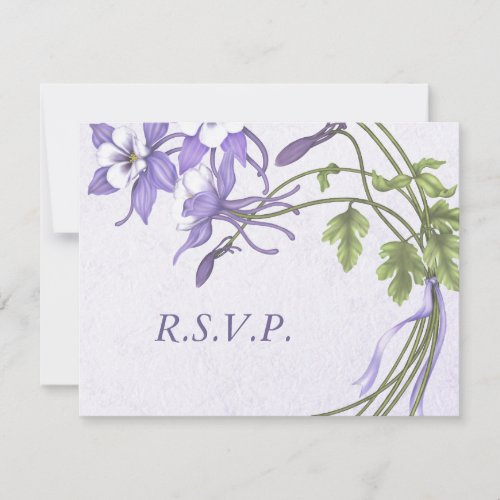 Columbine Bouquet 1 RSVP Cards