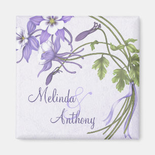 Columbine Bouquet Personalized Magnet