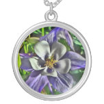 Columbine Flower Necklace at Zazzle