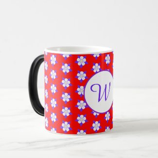Columbine Flower Red Morphing Mug