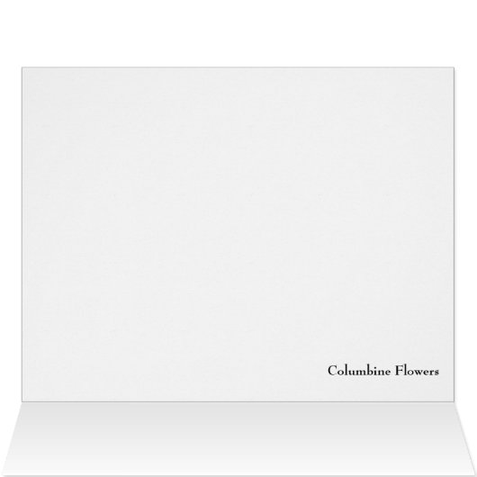 Columbine Flowers (Inside Horizontal (Top))