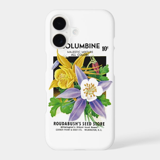 Columbine Iphone Case (Back)