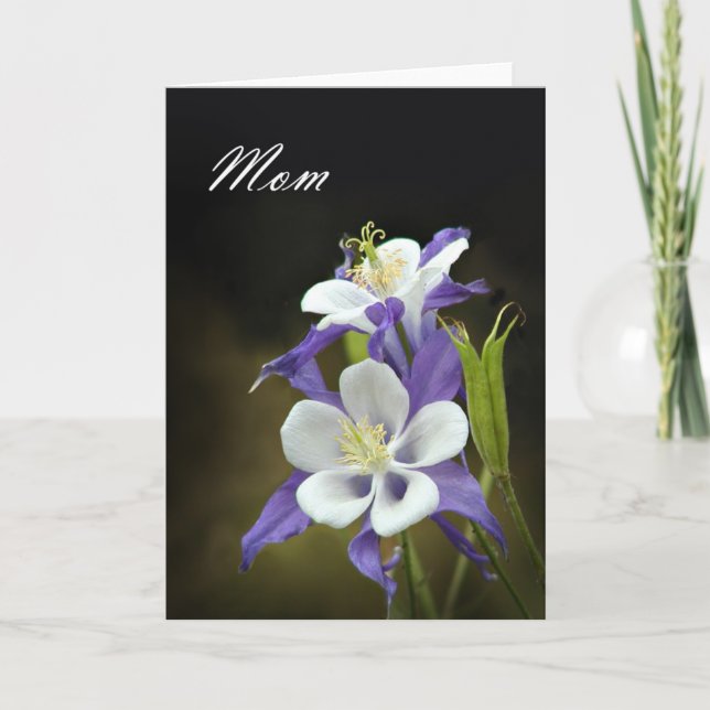Columbine Mother's Day card (Front)