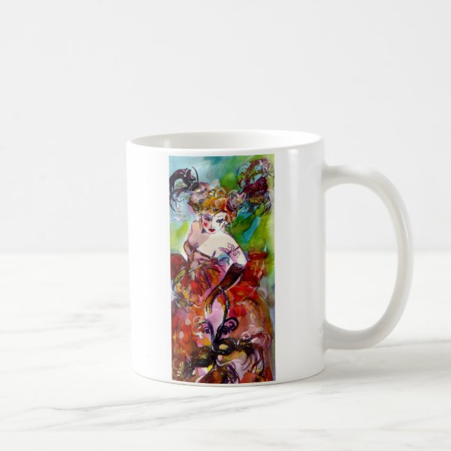 COLUMBINE / Venetian Masquerade Ball Coffee Mug (Right)