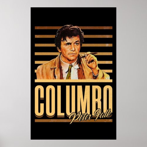 Columbo  Colombo  Retro TV Poster
