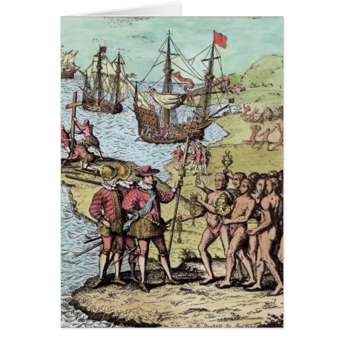Columbus at Hispaniola