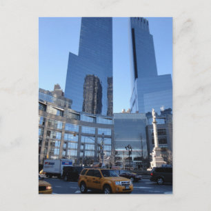 Columbus Circle Architecture New York City NYC Postcard