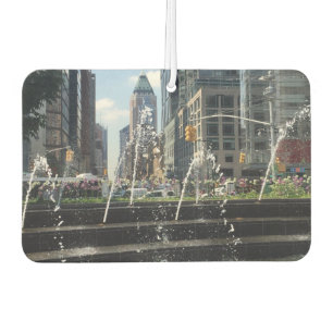 Columbus Circle New York City NYC Water Fountain Air Freshener