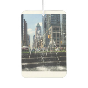 Columbus Circle New York City NYC Water Fountain Air Freshener