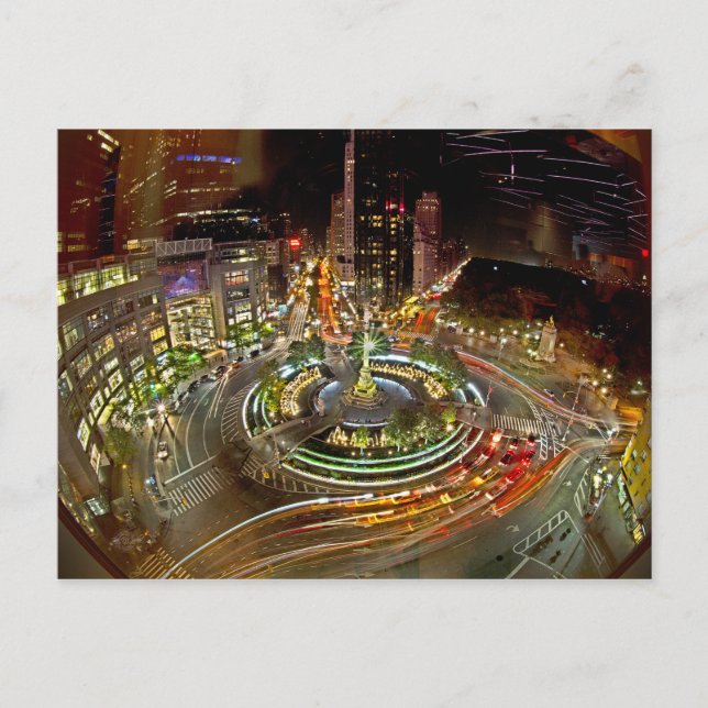 Columbus Circle, NYC Postcard (Front)