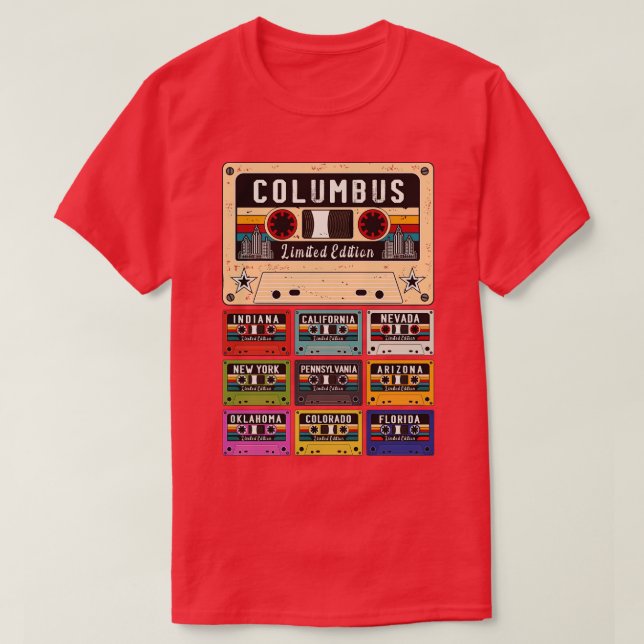 Columbus City retro T-Shirt (Design Front)