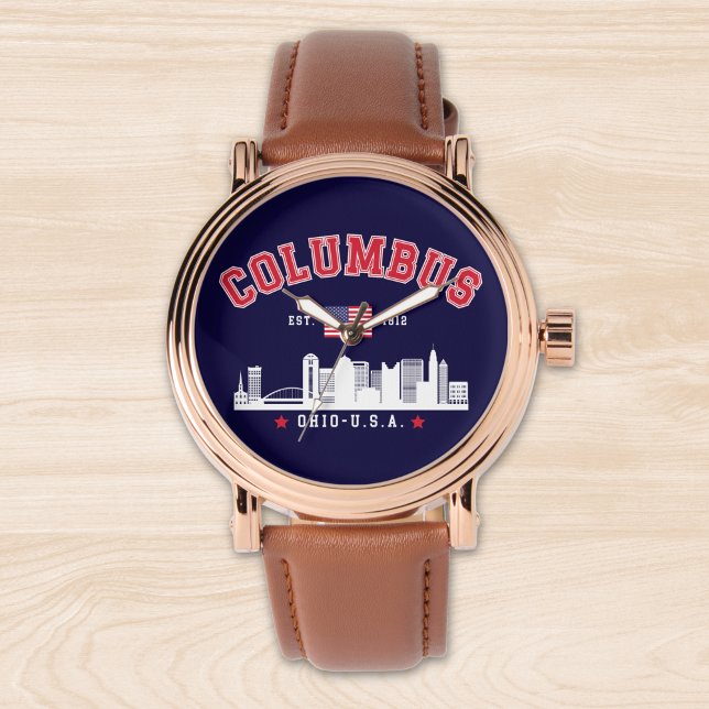 Columbus City Skyline Print Watch (Creator Uploaded)