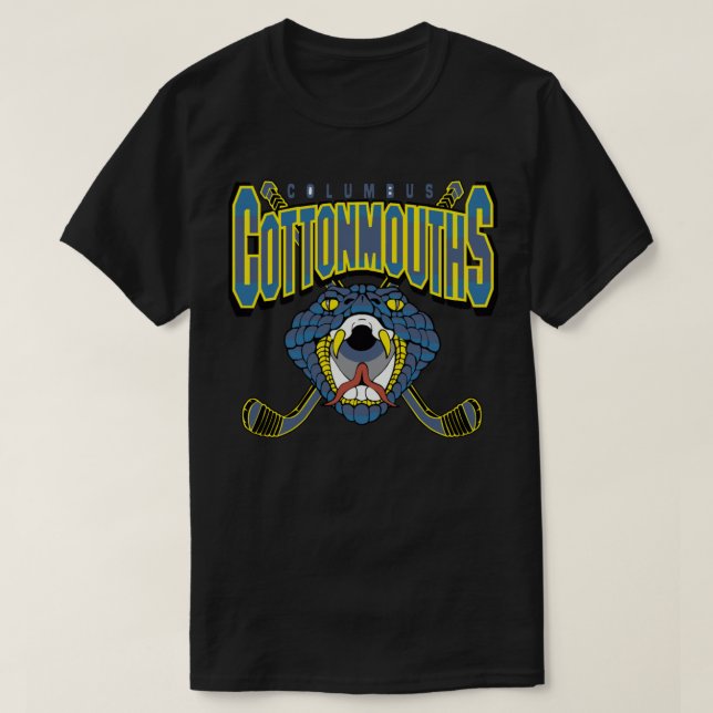 Columbus Cottonmouths Classic T Shirt (Design Front)