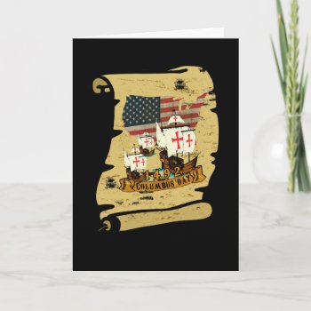 Columbus Day Card by Wonderful12345 at Zazzle