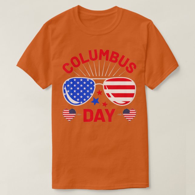 Columbus Day Christopher Columbus Italian American T-Shirt (Design Front)