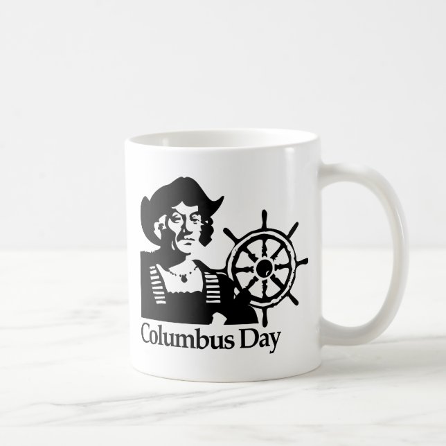 Columbus Day Coffee Mug (Right)