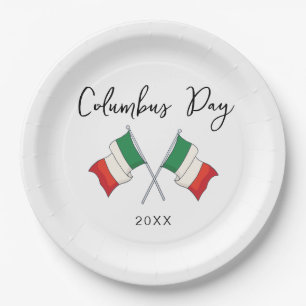 Columbus Day Paper Plates