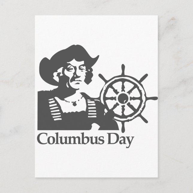 Columbus Day Postcard (Front)