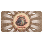Columbus Firefighter custom name License Plate