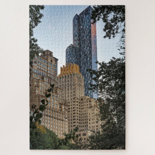 Columbus from Central Park New York Jigsaw Puzzle