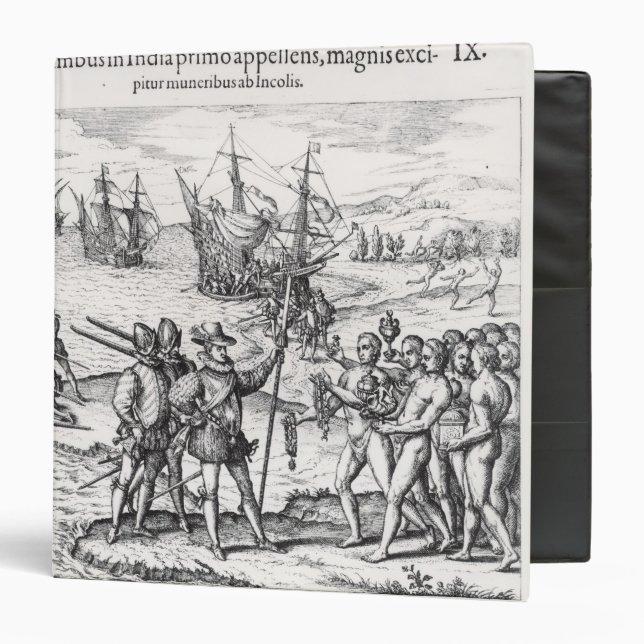 Columbus in What Was First Called India Binder (Front/Inside)