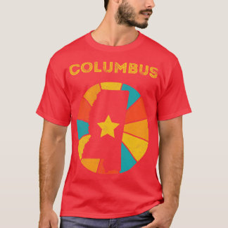 Columbus Mississippi Vintage Distressed Souvenir 1 T-Shirt