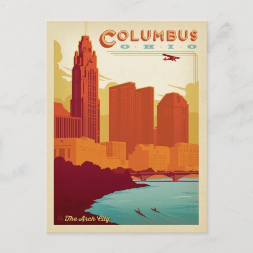 Columbus OH Postcard