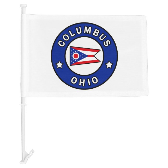 Columbus Ohio Car Flag (Front)