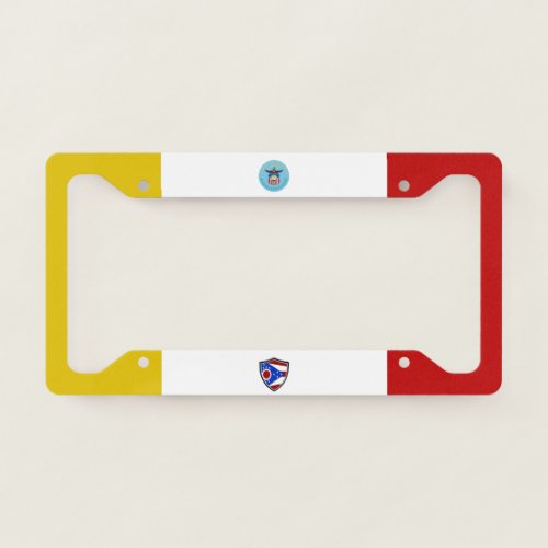 Columbus Ohio city flag  License Plate Frame