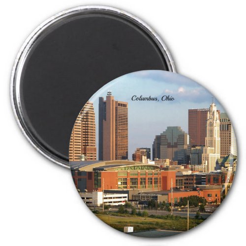 Columbus Ohio cityscape Magnet