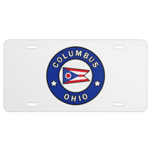Columbus Ohio License Plate