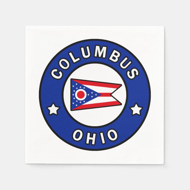 Columbus Ohio Napkins (Front)