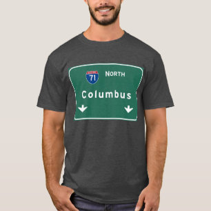 Columbus Ohio oh Interstate Highway Freeway Road : T-Shirt