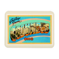 Columbus Ohio OH Old Vintage Travel Souvenir