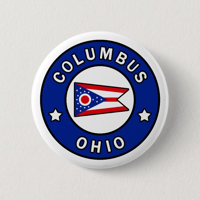 Columbus Ohio Pinback Button (Front)