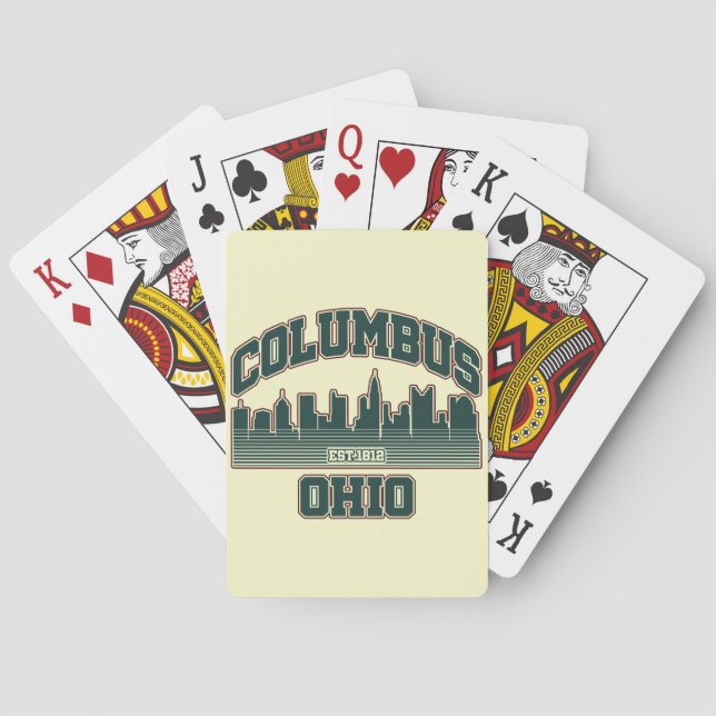 Columbus.Ohio Poker Cards (Back)