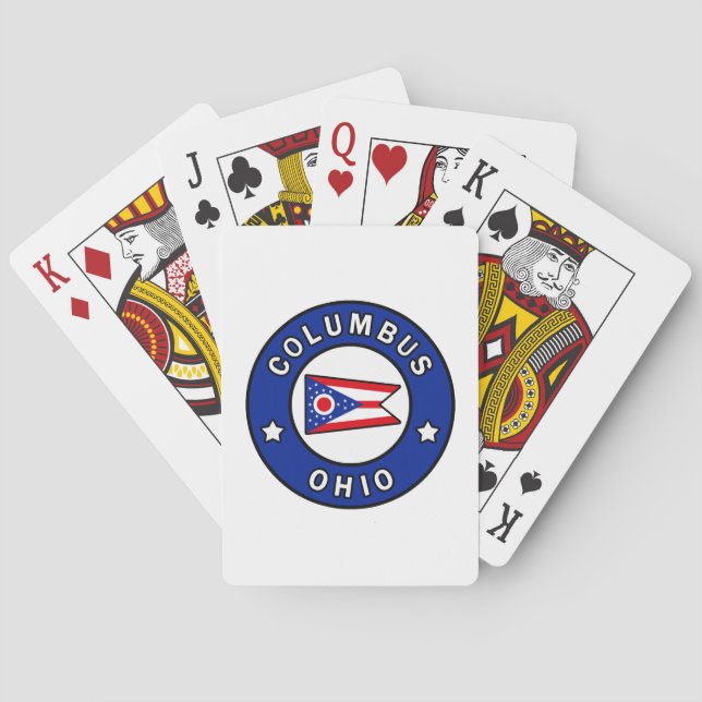 Columbus Ohio Poker Cards (Back)