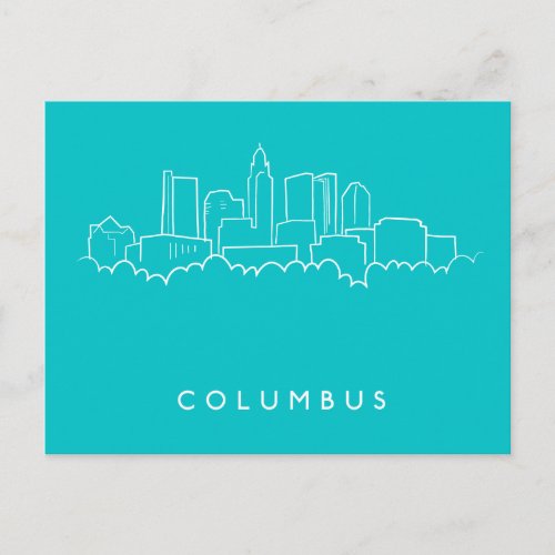 Columbus Ohio Skyline Postcard