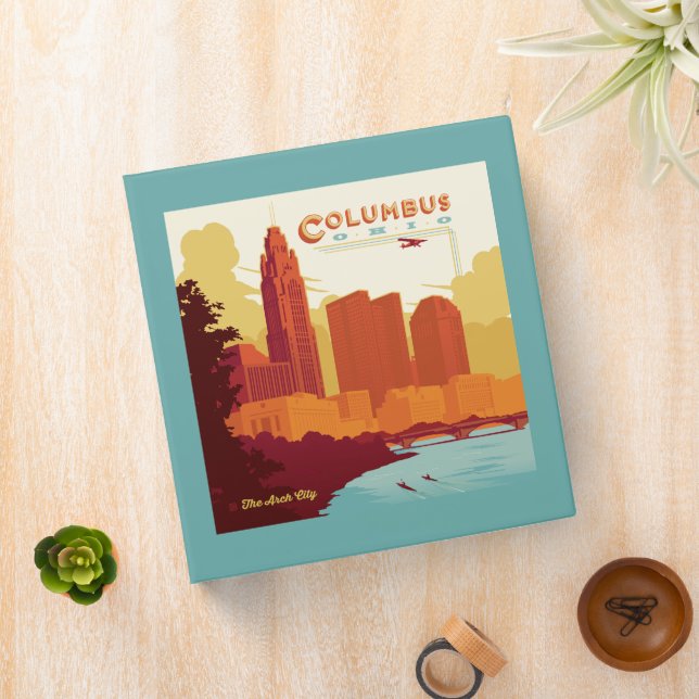 Columbus Ohio | The Arch City 3 Ring Binder (In Situ)