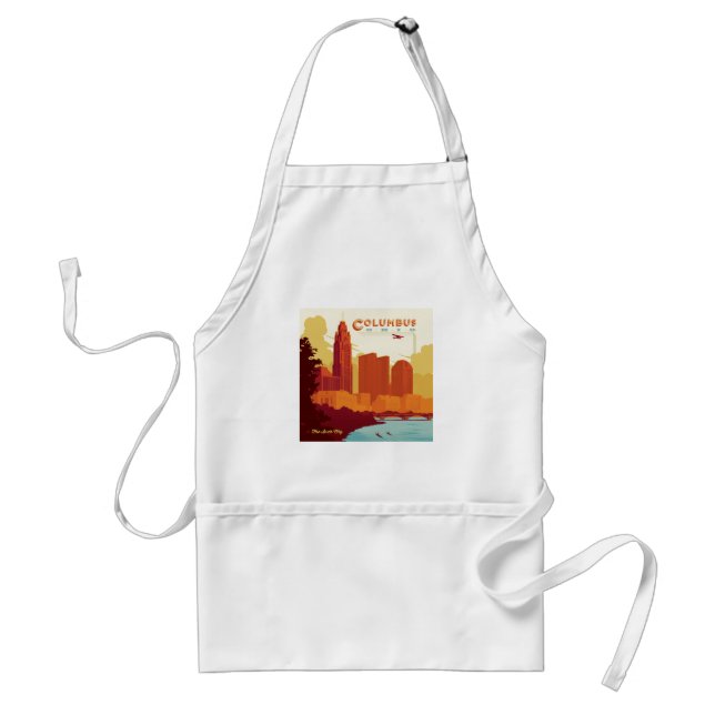 Columbus Ohio | The Arch City Adult Apron (Front)