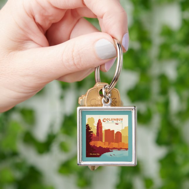 Columbus Ohio | The Arch City Keychain (Hand)