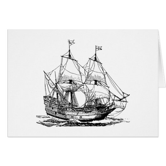 Columbus Ship Maritime Cards (Front Horizontal)