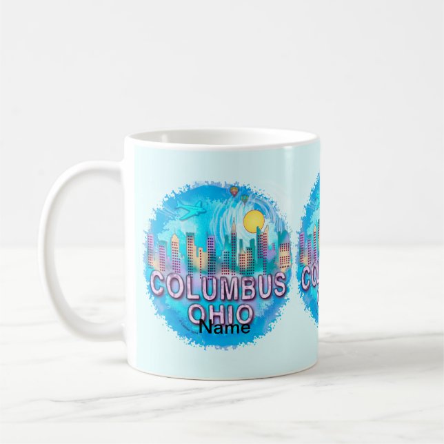 Columbus Skyline Coffee Mug (Left)