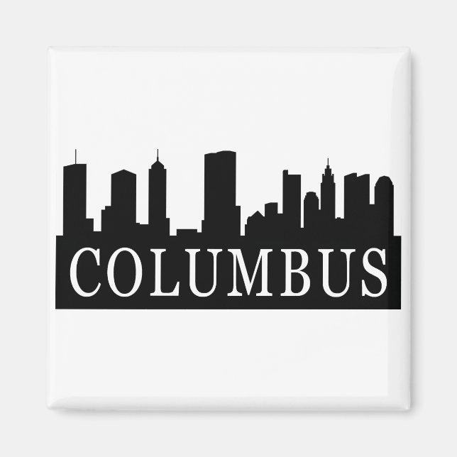 Columbus Skyline Magnet (Front)