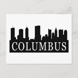Columbus Skyline Postcard
