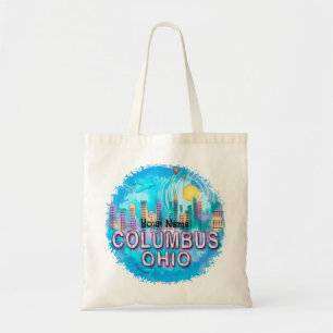 Columbus Skyline tote bag