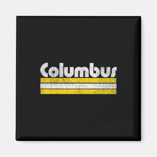 Columbus Soccer Vintage City  Magnet